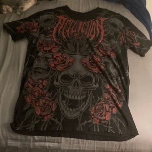 size small affliction shirt
